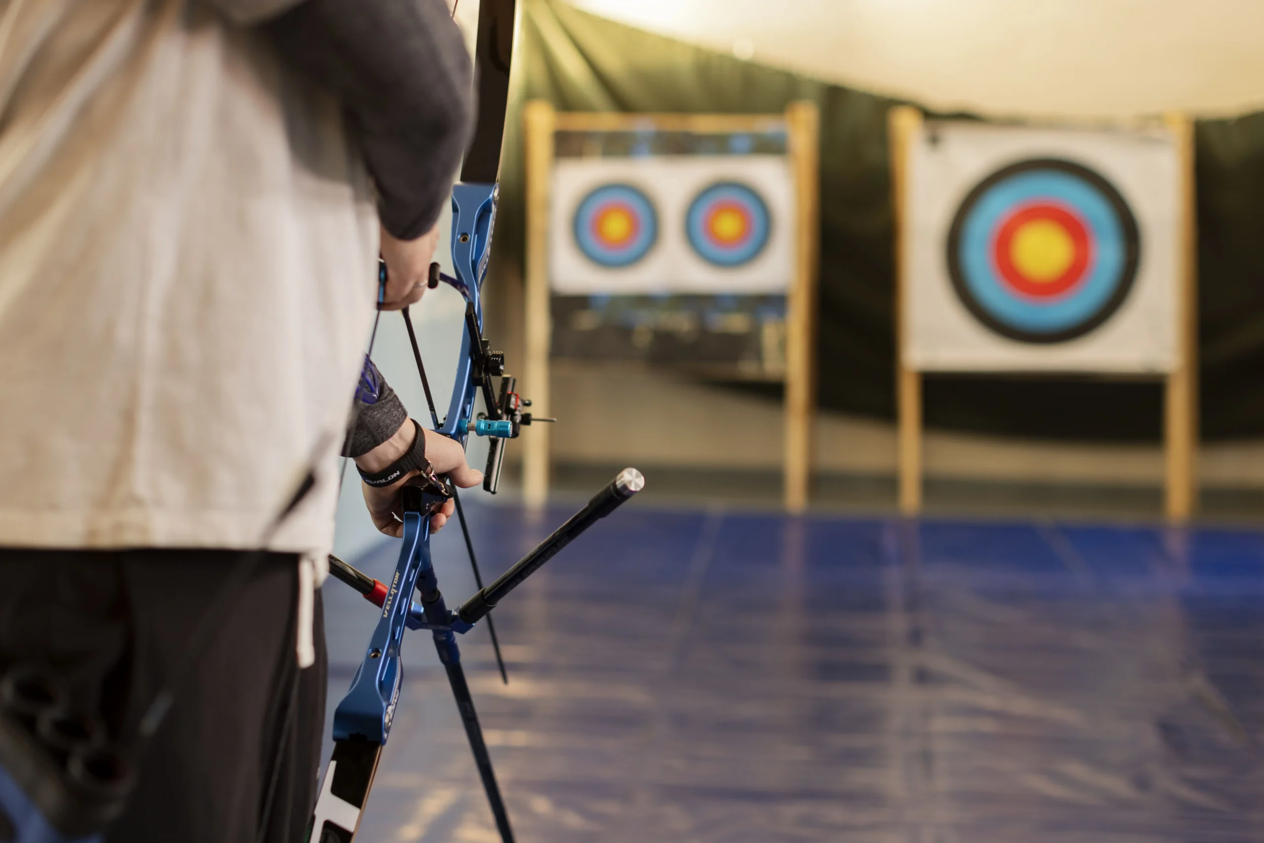 archery prepering to shoot